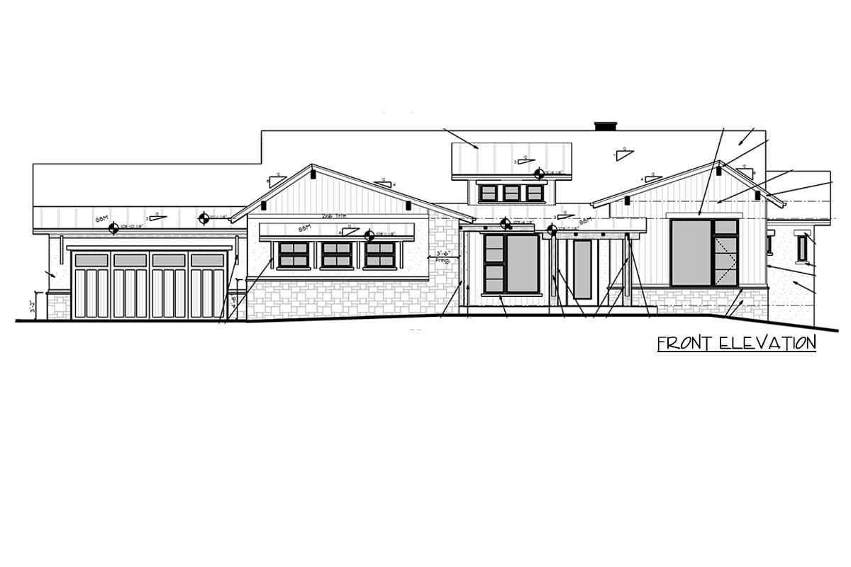 Plan 95036RW: Craftsman House Plan for a Sloping Lot - Image #96 - Craftsman, Northwest, Rustic