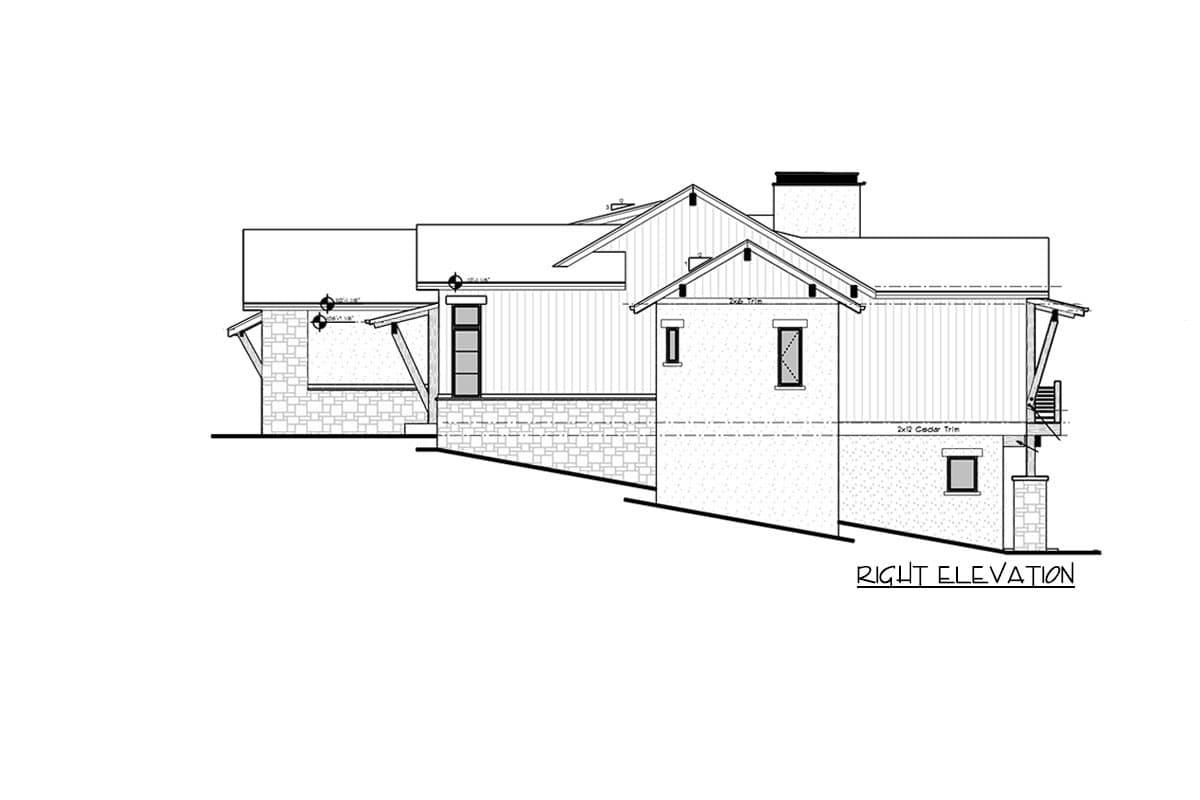 Plan 95036RW: Craftsman House Plan for a Sloping Lot - Image #97 - Craftsman, Northwest, Rustic