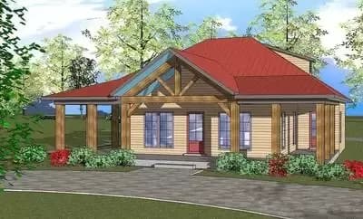 Graceful Craftsman Cottage