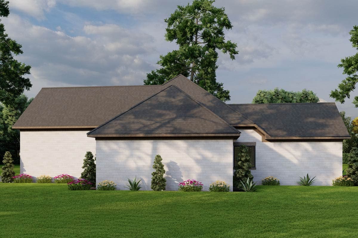 Plan 70541MK: 4 Bed Southern House Plan with Vaulted Great Room - 1994 Sq Ft - Image #8 - Southern, Traditional