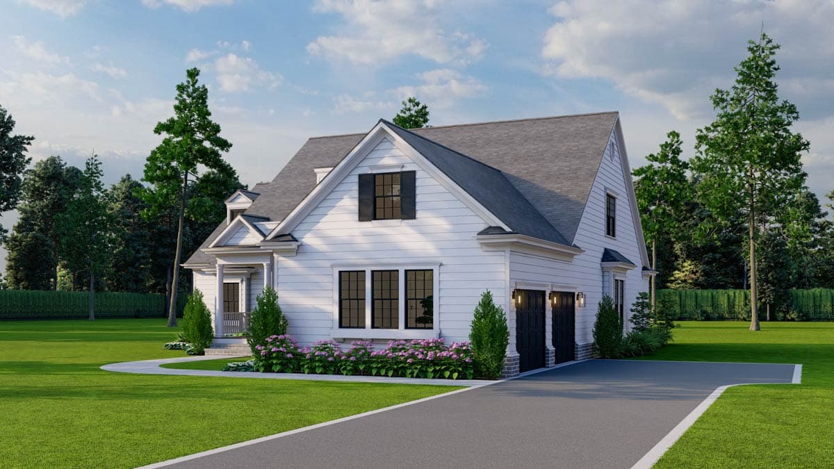 Plan 70542MK: 3 Bed Country Home Plan with an Option for a 4th Bed - 2148 Sq Ft - Image #8 - Colonial, Country, Craftsman, Modern Farmhouse, Traditional