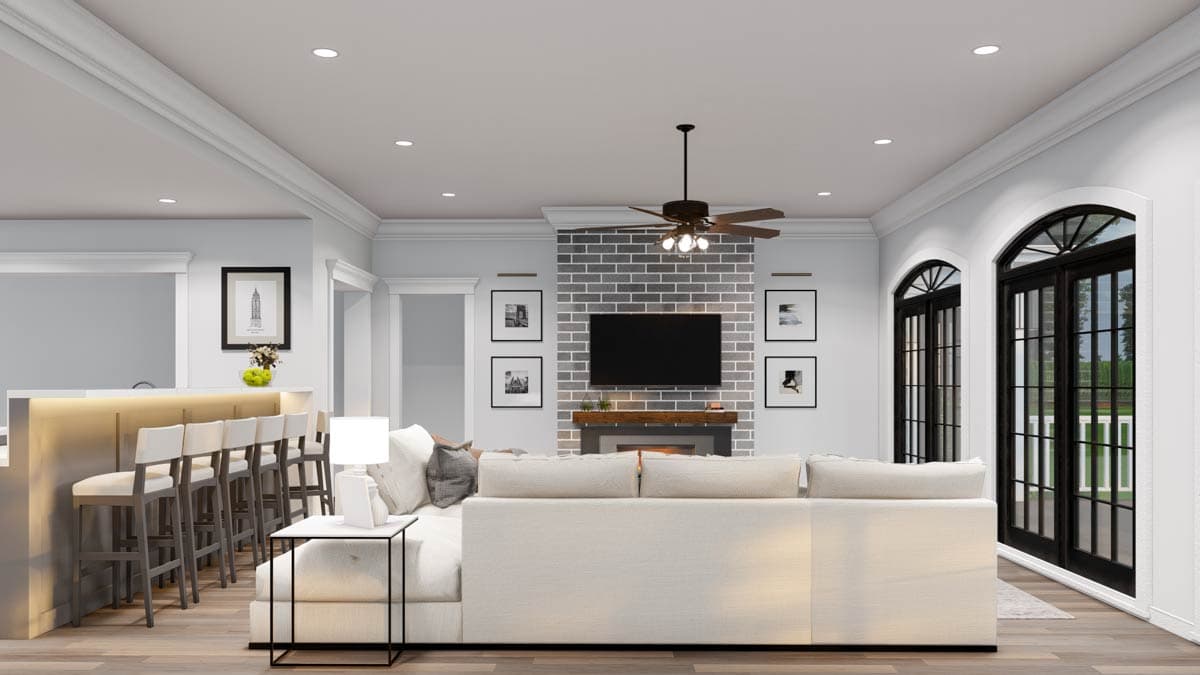 Plan 70542MK: 3 Bed Country Home Plan with an Option for a 4th Bed - 2148 Sq Ft - Image #13 - Colonial, Country, Craftsman, Modern Farmhouse, Traditional