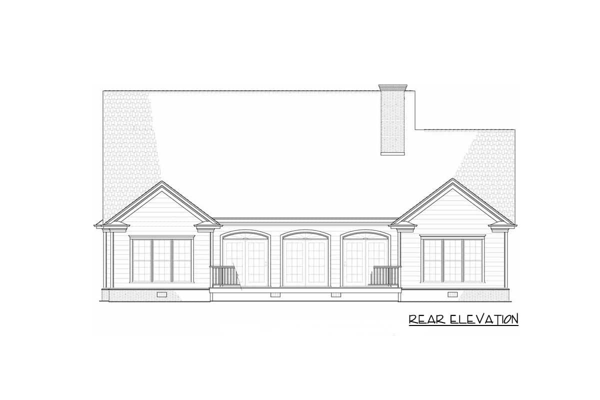 Plan 70542MK: 3 Bed Country Home Plan with an Option for a 4th Bed - 2148 Sq Ft - Image #17 - Colonial, Country, Craftsman, Modern Farmhouse, Traditional