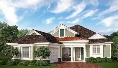 3-Bed Southern-Style House Plan under 2500 Square Feet