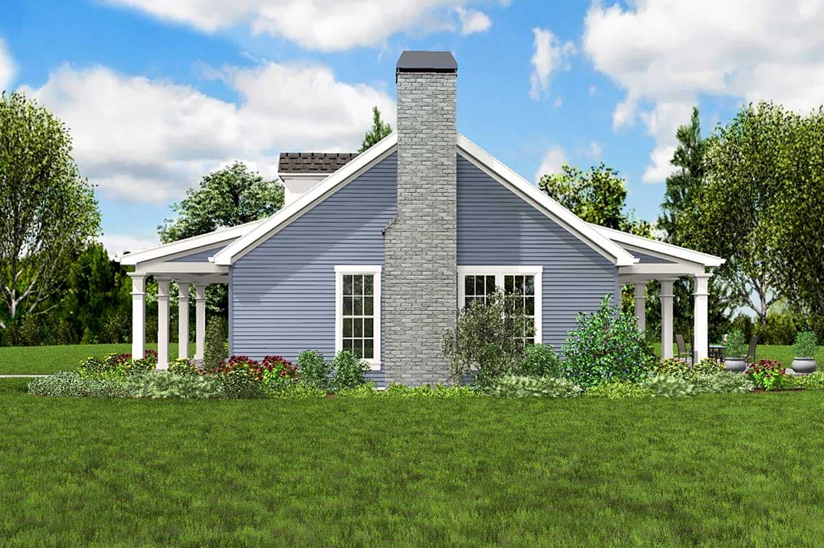 Plan 69638AM: One Bedroom Guest House - Image #10 - Cottage, Country