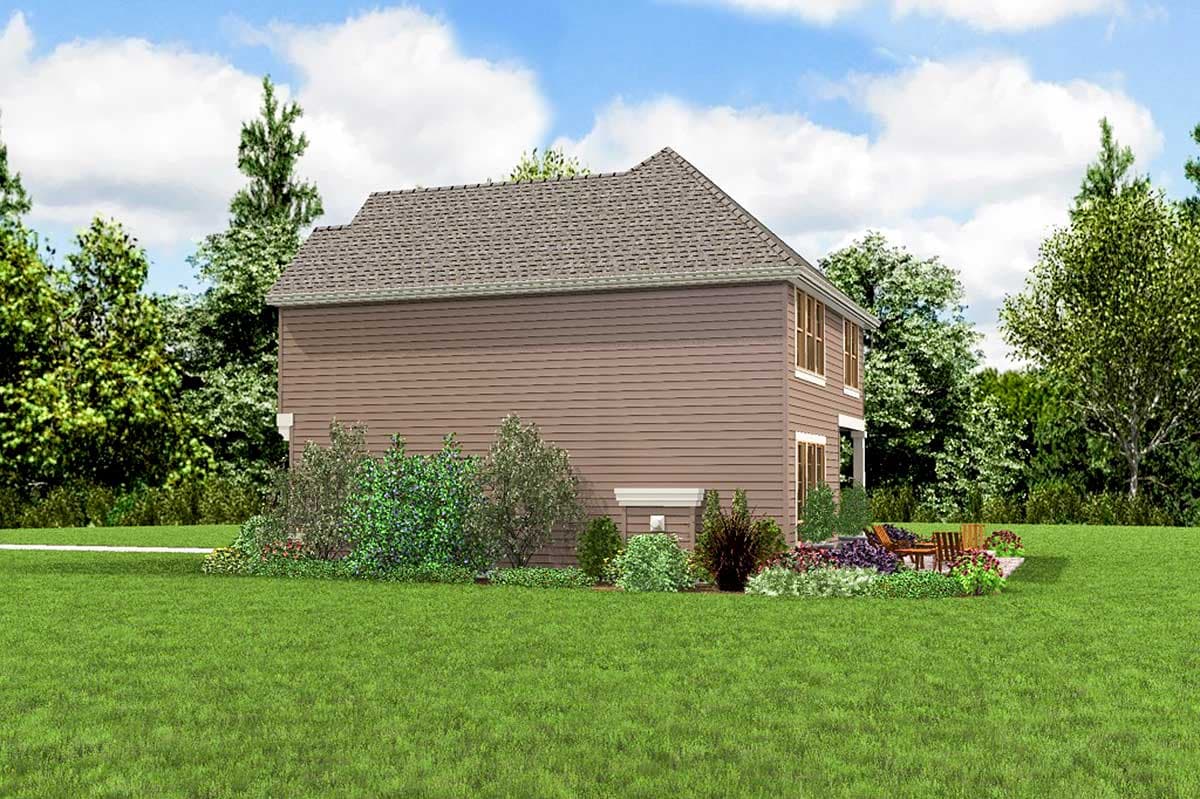 Plan 69643AM: Traditional House Plan with Open Layout - Image #10 - Northwest, Traditional