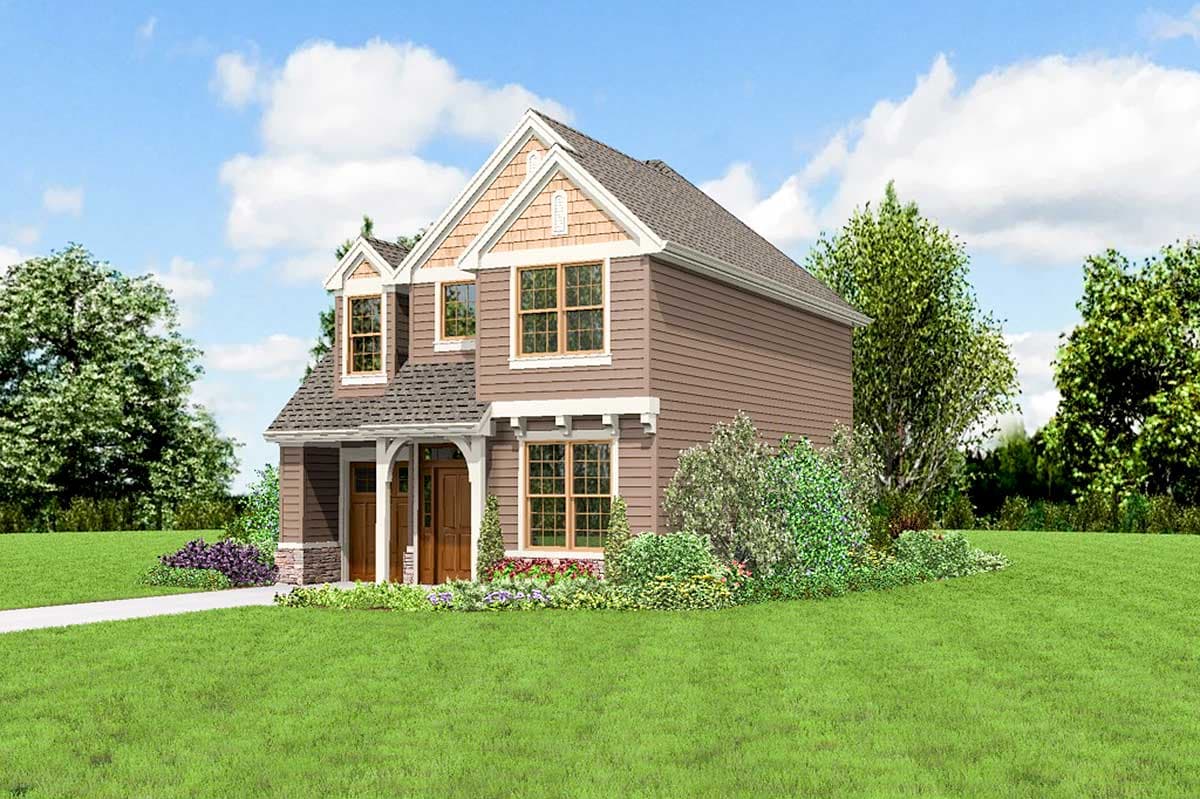 Plan 69643AM: Traditional House Plan with Open Layout - Image #12 - Northwest, Traditional