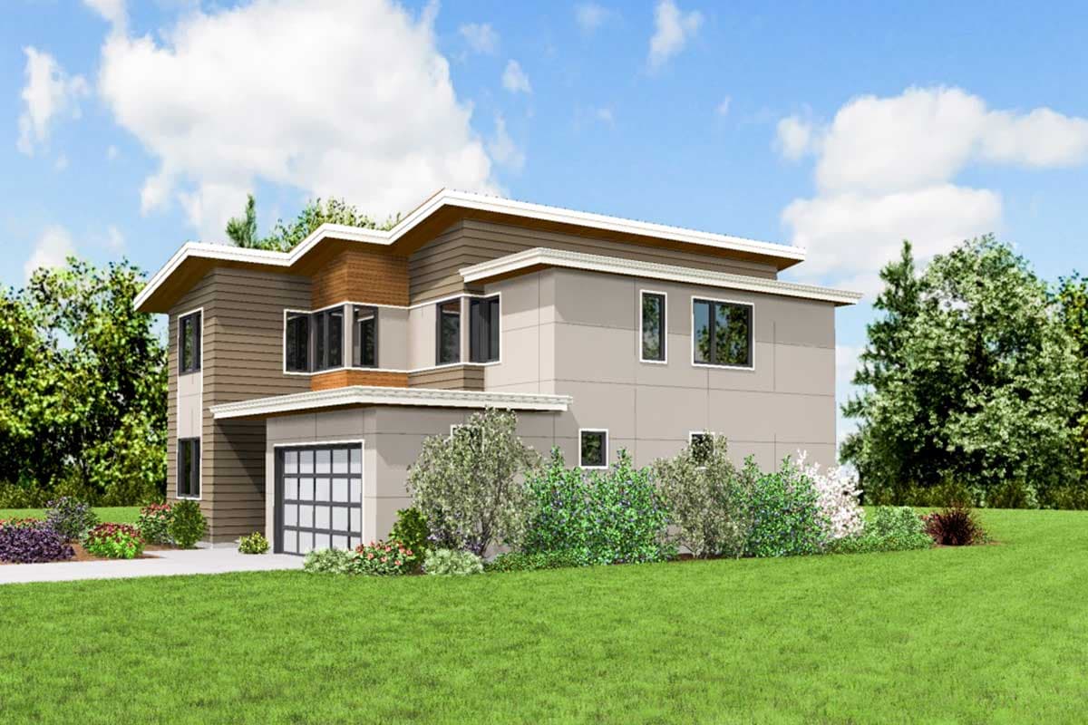 Plan 69645AM: Modern House Plan with Vaulted Games Room - Image #12 - Contemporary, Modern, Northwest