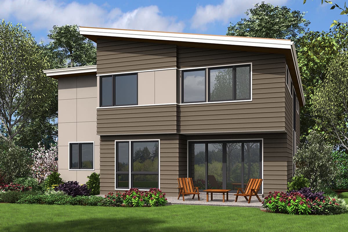 Plan 69645AM: Modern House Plan with Vaulted Games Room - Image #8 - Contemporary, Modern, Northwest
