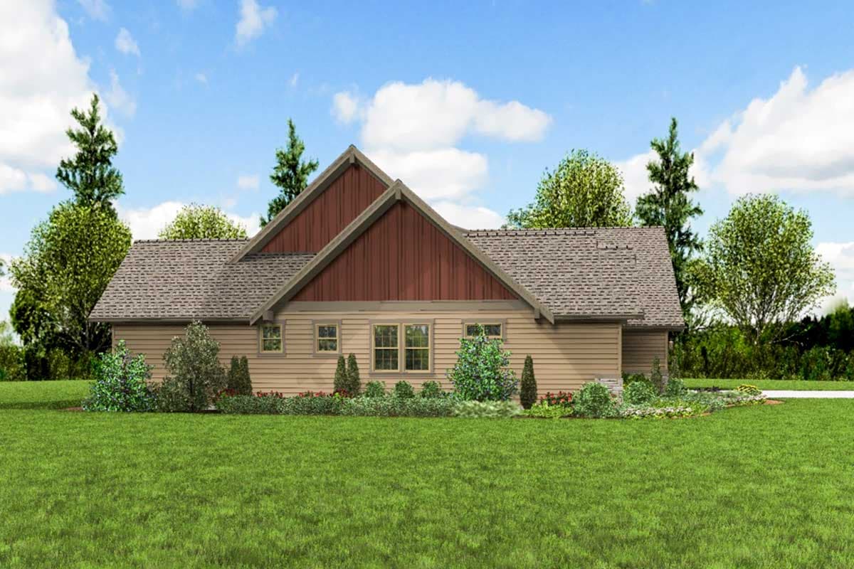 Plan 69648AM: 3-Bed Craftsman House Plan with Loft and Games Room - Image #4 - Craftsman, Mountain