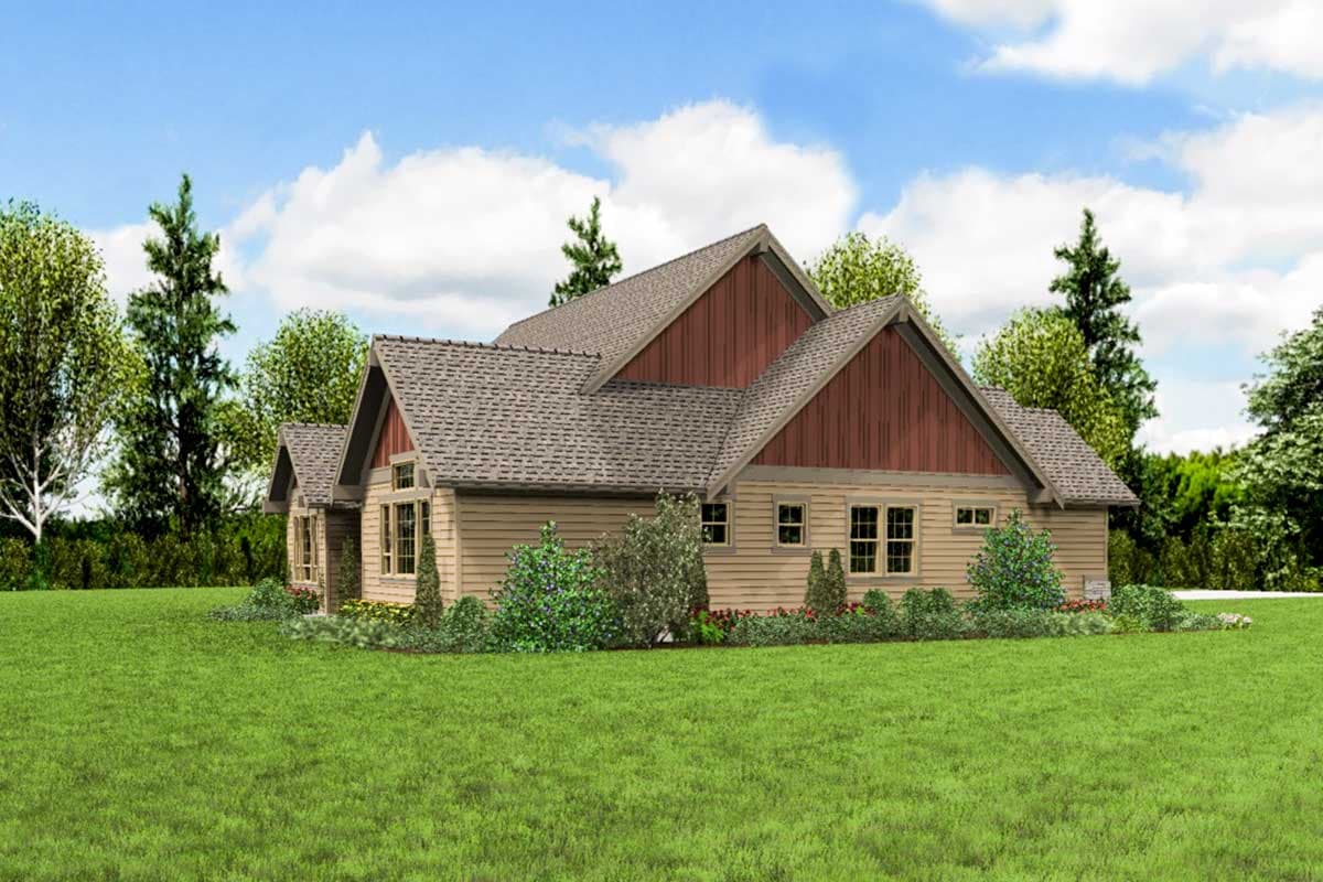 Plan 69648AM: 3-Bed Craftsman House Plan with Loft and Games Room - Image #5 - Craftsman, Mountain