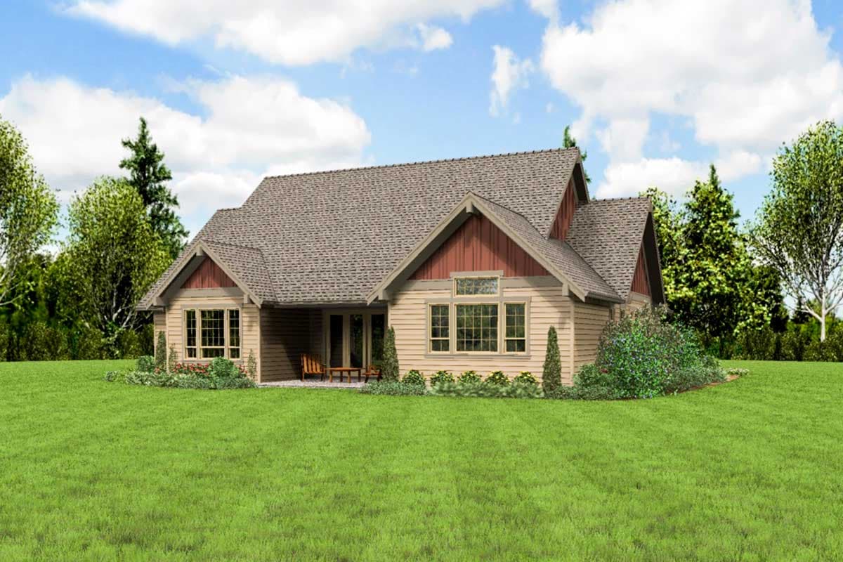 Plan 69648AM: 3-Bed Craftsman House Plan with Loft and Games Room - Image #6 - Craftsman, Mountain