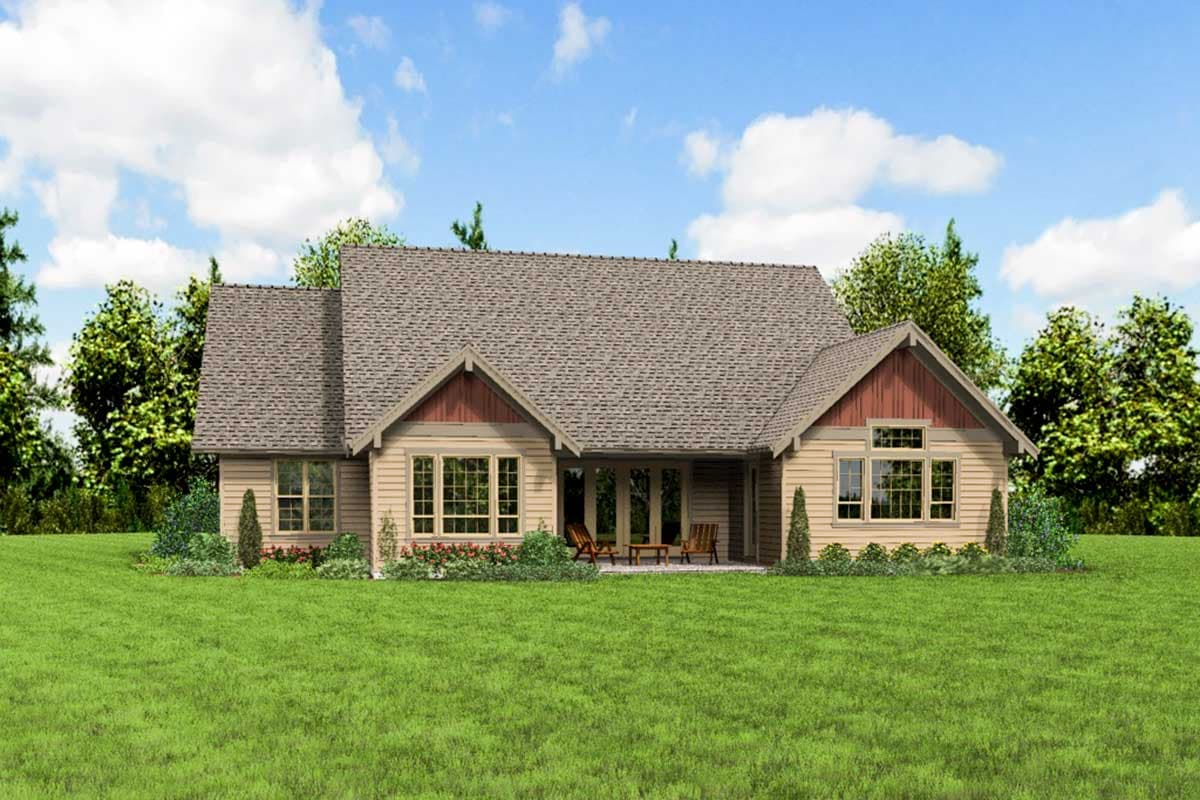 Plan 69648AM: 3-Bed Craftsman House Plan with Loft and Games Room - Image #7 - Craftsman, Mountain