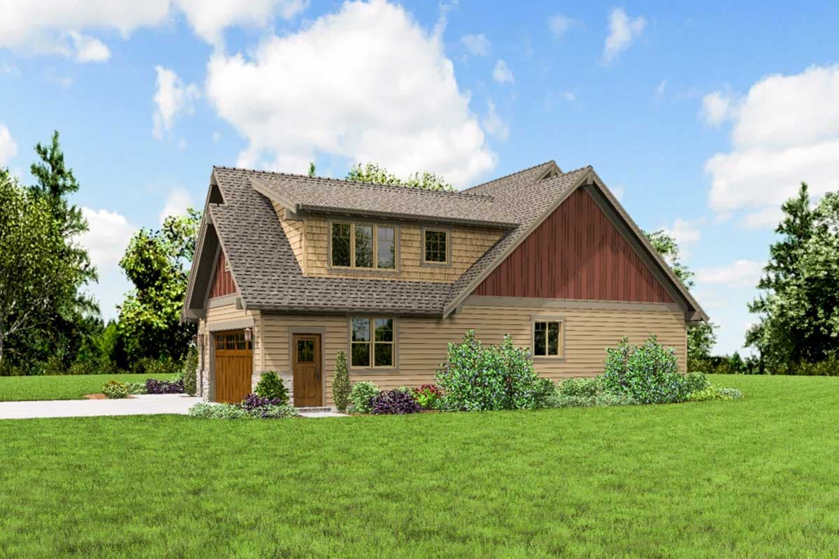 Plan 69648AM: 3-Bed Craftsman House Plan with Loft and Games Room - Image #11 - Craftsman, Mountain