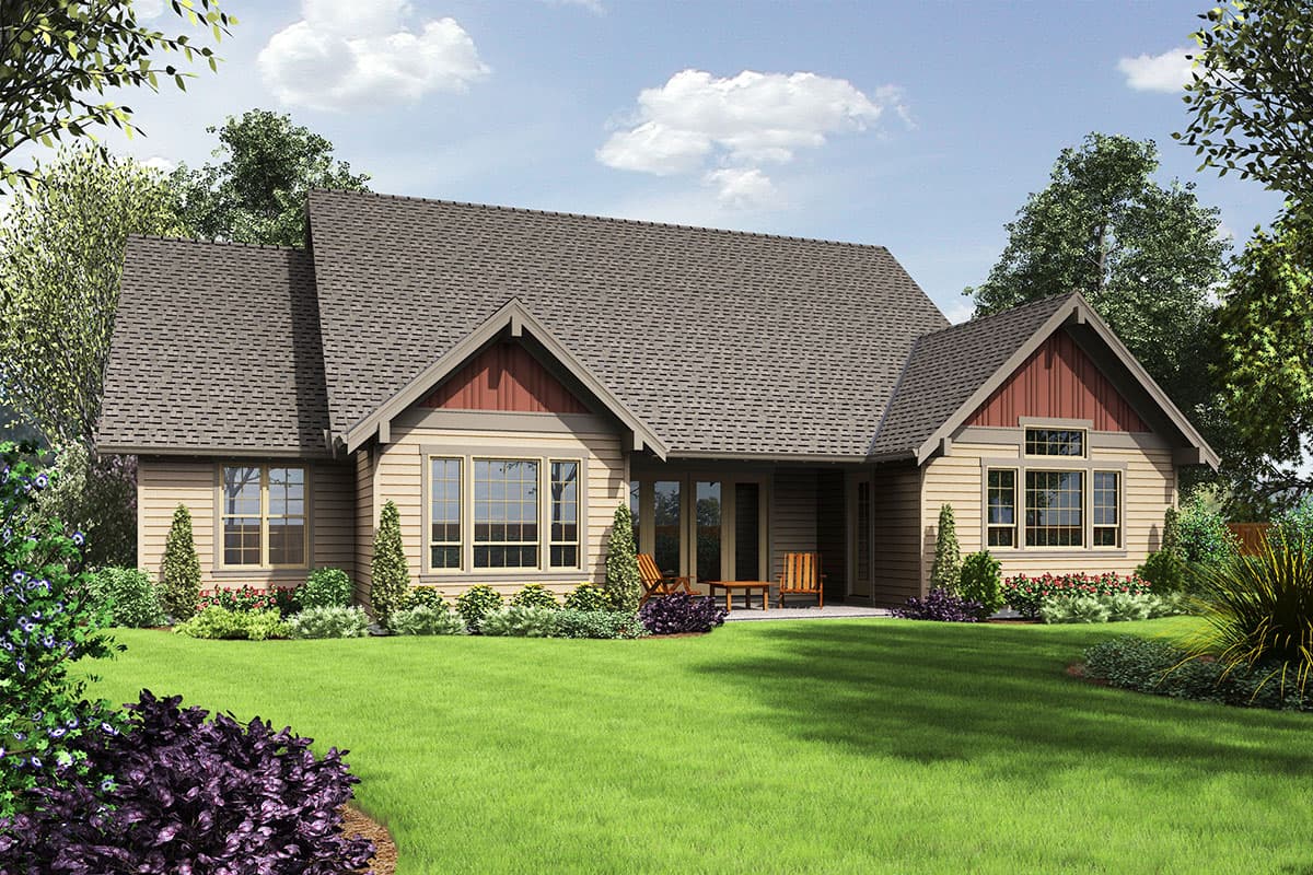Plan 69648AM: 3-Bed Craftsman House Plan with Loft and Games Room - Image #8 - Craftsman, Mountain