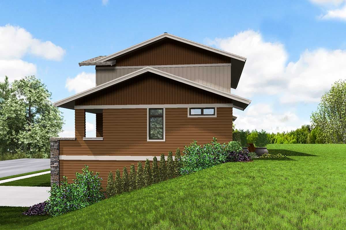 Plan 69649AM: Northwest House Plan with Drive-Under Garage - Image #12 - Northwest