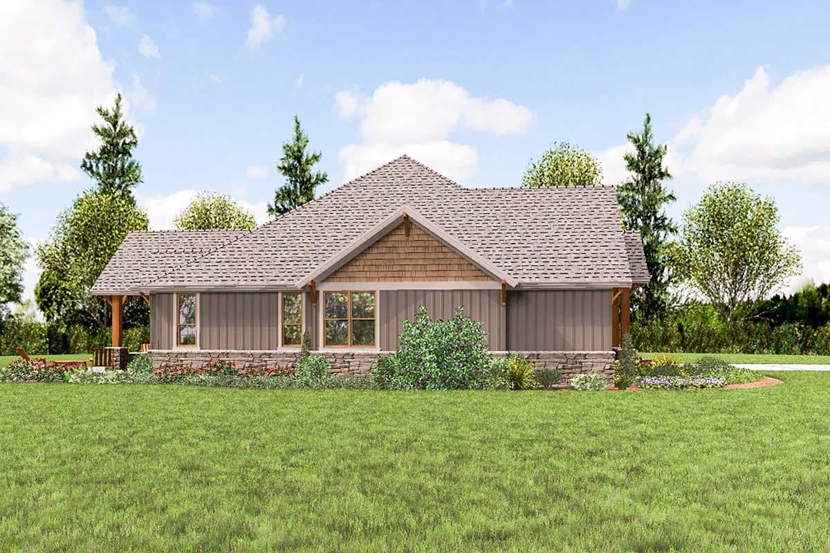 Plan 69650AM: Rugged Craftsman House Plan with Upstairs Game Room - Image #5 - Craftsman, Mountain, Northwest, Ranch, Rustic