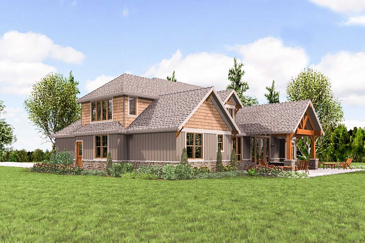 Plan 69650AM: Rugged Craftsman House Plan with Upstairs Game Room - Image #9 - Craftsman, Mountain, Northwest, Ranch, Rustic