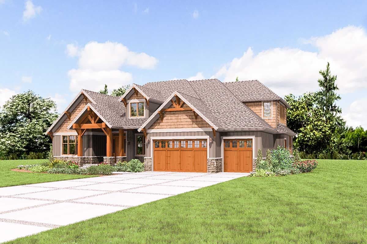 Plan 69650AM: Rugged Craftsman House Plan with Upstairs Game Room - Image #12 - Craftsman, Mountain, Northwest, Ranch, Rustic