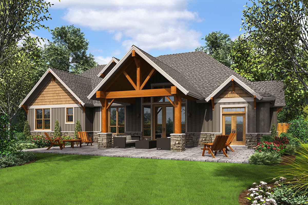 Plan 69650AM: Rugged Craftsman House Plan with Upstairs Game Room - Image #7 - Craftsman, Mountain, Northwest, Ranch, Rustic