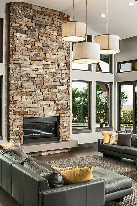 Plan 95031RW: Unique Craftsman House Plan with Sunken Great Room - Image #6 - Craftsman, Mountain, Northwest, Rustic