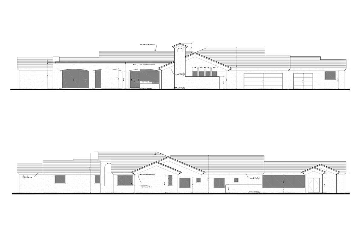 Plan 450000ESP: Exclusive Tuscan Home Plan with Open Concept Living - Image #6 - Mediterranean, Ranch, Tuscan