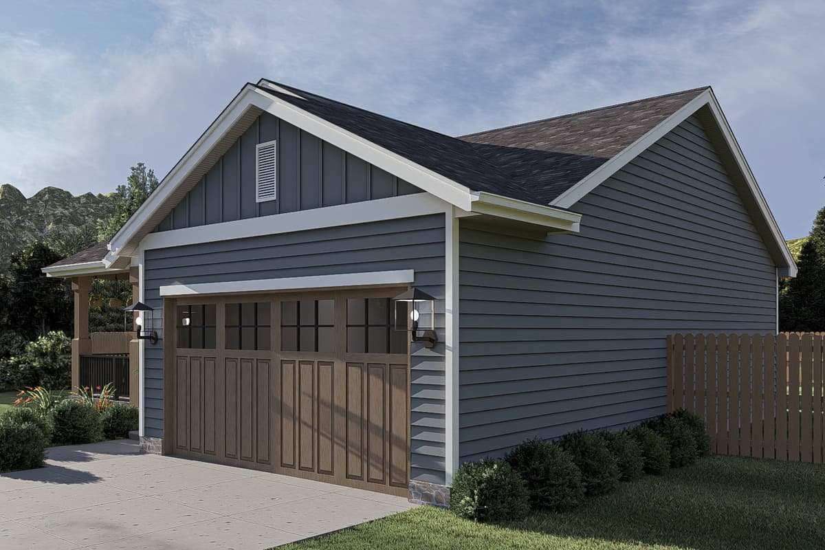 Plan 62659DJ: Cozy Northwest Cottage House Plan - 831 Sq Ft - Image #13 - Cottage, Craftsman, Northwest