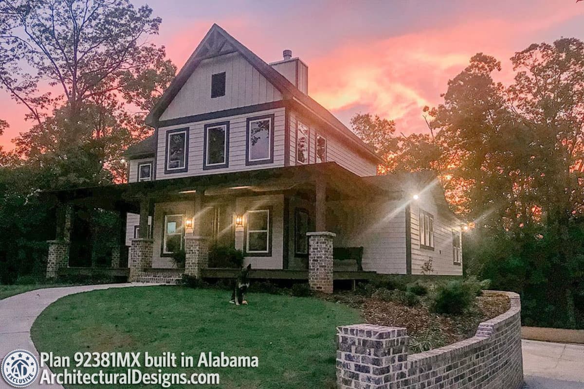 Plan 92381MX: 3-Bed Traditional Farmhouse with Great Room and Wrap-Around-Porch - 2208 Sq Ft - Image #16 - Country, Farmhouse, Modern Farmhouse, Southern, Southern Traditional, Traditional