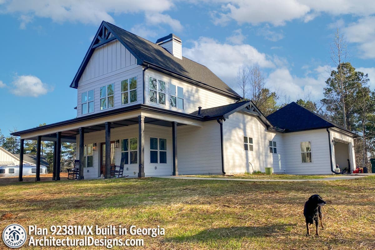 build gallery item - Farmhouse Plan 92381MX Comes to Life in Georgia, Again!