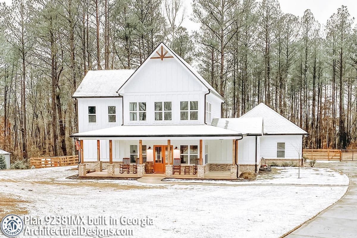 Plan 92381MX: 3-Bed Traditional Farmhouse with Great Room and Wrap-Around-Porch - 2208 Sq Ft - Image #19 - Country, Farmhouse, Modern Farmhouse, Southern, Southern Traditional, Traditional