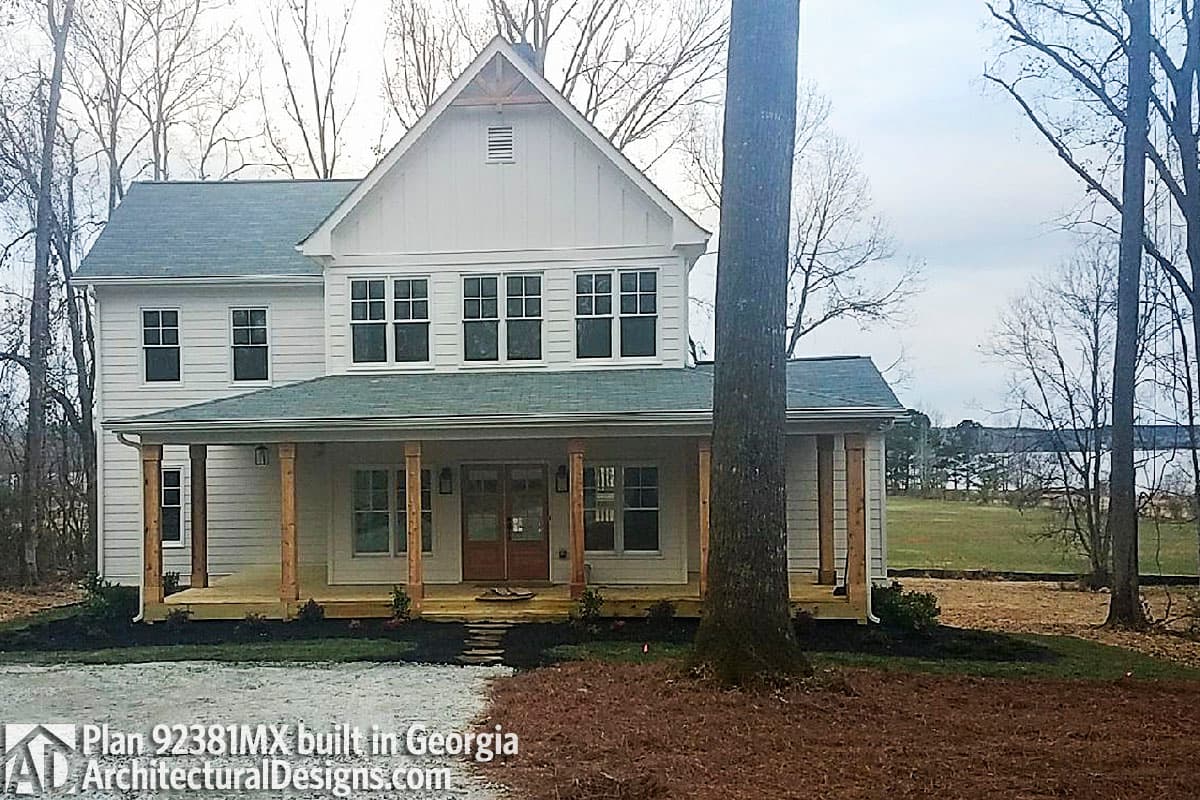 build gallery item - Modern Farmhouse Plan 92381MX built in Georgia