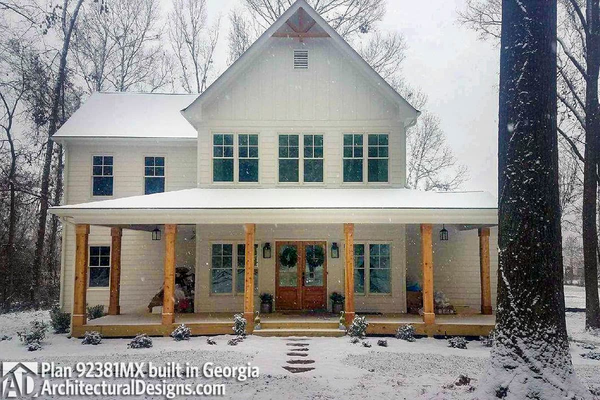 build gallery item - Modern Farmhouse Plan 92381MX built in Georgia