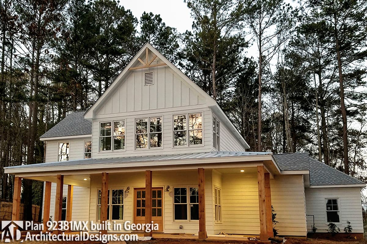 Plan 92381MX: 3-Bed Traditional Farmhouse with Great Room and Wrap-Around-Porch - 2208 Sq Ft - Image #13 - Country, Farmhouse, Modern Farmhouse, Southern, Southern Traditional, Traditional