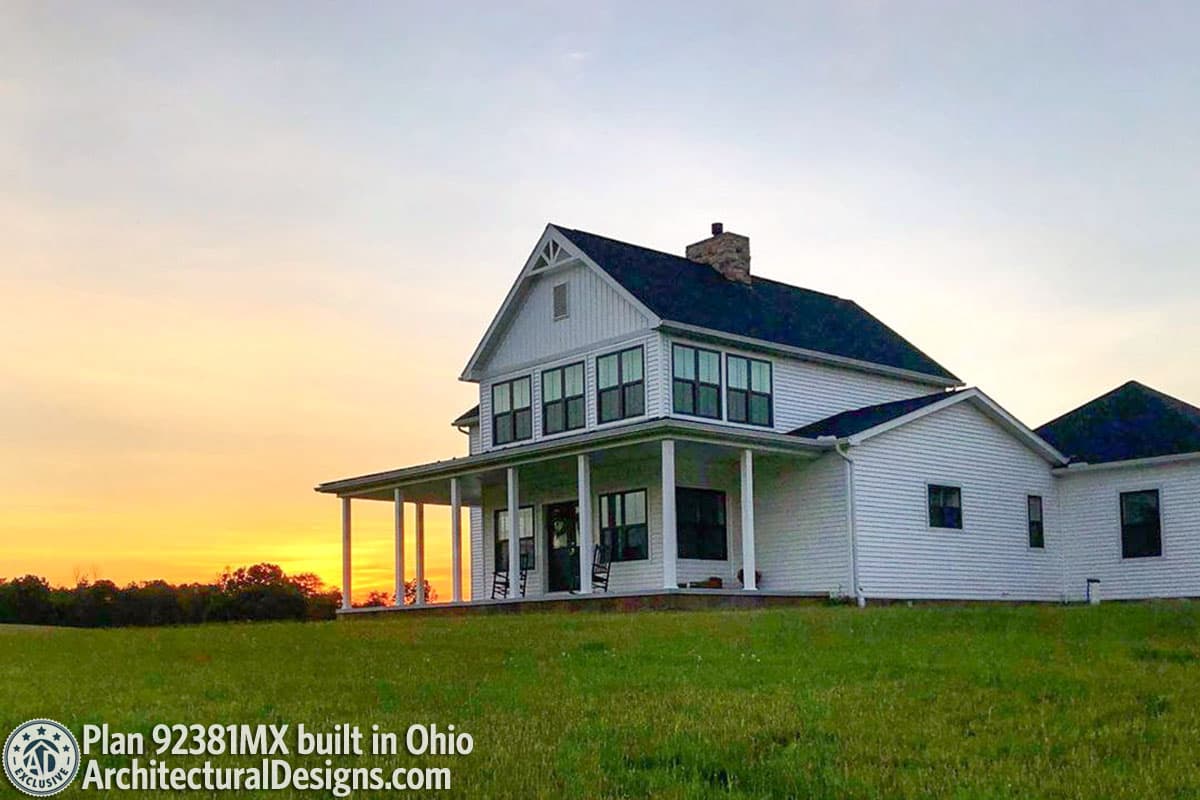 build gallery item - House Plan 92381MX comes to life in Ohio