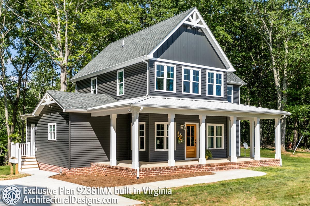 Plan 92381MX: 3-Bed Traditional Farmhouse with Great Room and Wrap-Around-Porch - 2208 Sq Ft - Image #18 - Country, Farmhouse, Modern Farmhouse, Southern, Southern Traditional, Traditional