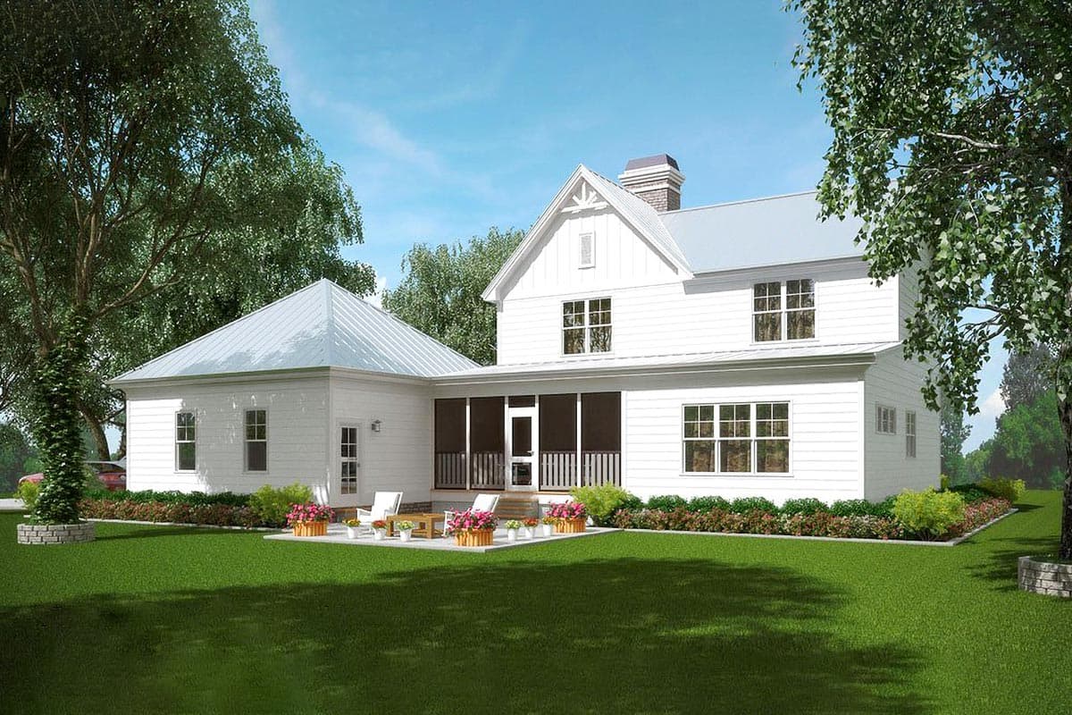Plan 92381MX: 3-Bed Traditional Farmhouse with Great Room and Wrap-Around-Porch - 2208 Sq Ft - Image #22 - Country, Farmhouse, Modern Farmhouse, Southern, Southern Traditional, Traditional
