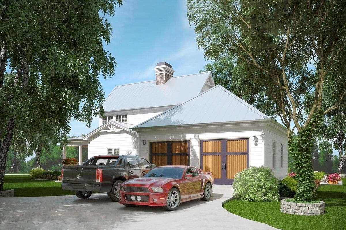 Plan 92381MX: 3-Bed Traditional Farmhouse with Great Room and Wrap-Around-Porch - 2208 Sq Ft - Image #20 - Country, Farmhouse, Modern Farmhouse, Southern, Southern Traditional, Traditional