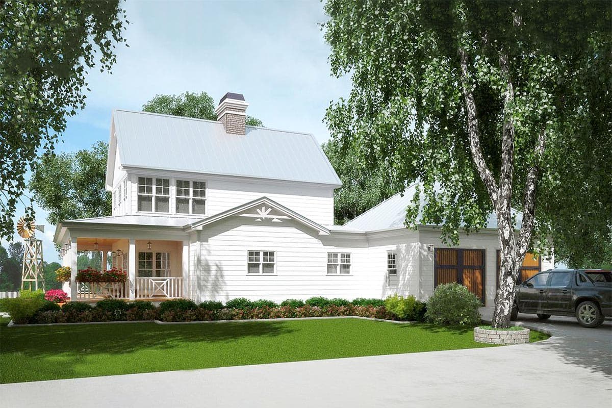 Plan 92381MX: 3-Bed Traditional Farmhouse with Great Room and Wrap-Around-Porch - 2208 Sq Ft - Image #21 - Country, Farmhouse, Modern Farmhouse, Southern, Southern Traditional, Traditional