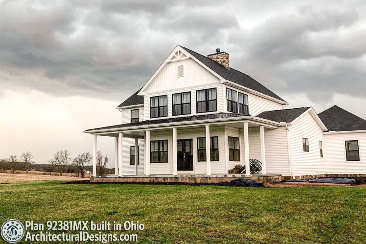 build gallery item - House Plan 92381MX comes to life in Ohio, again!