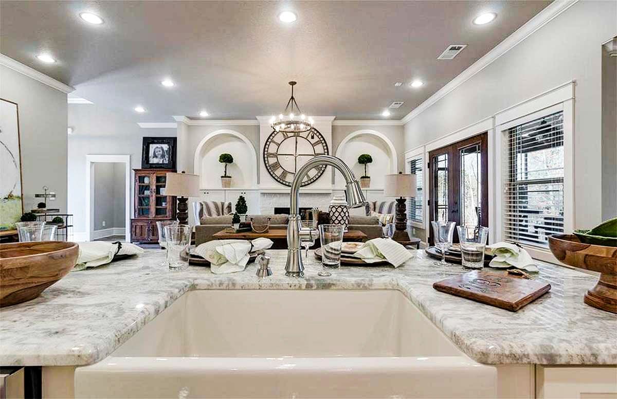 Plan 70545MK: 3 Bed House Plan with Brick Exterior and Bonus Over Garage - Image #10 - New American, Ranch, Rustic, Traditional