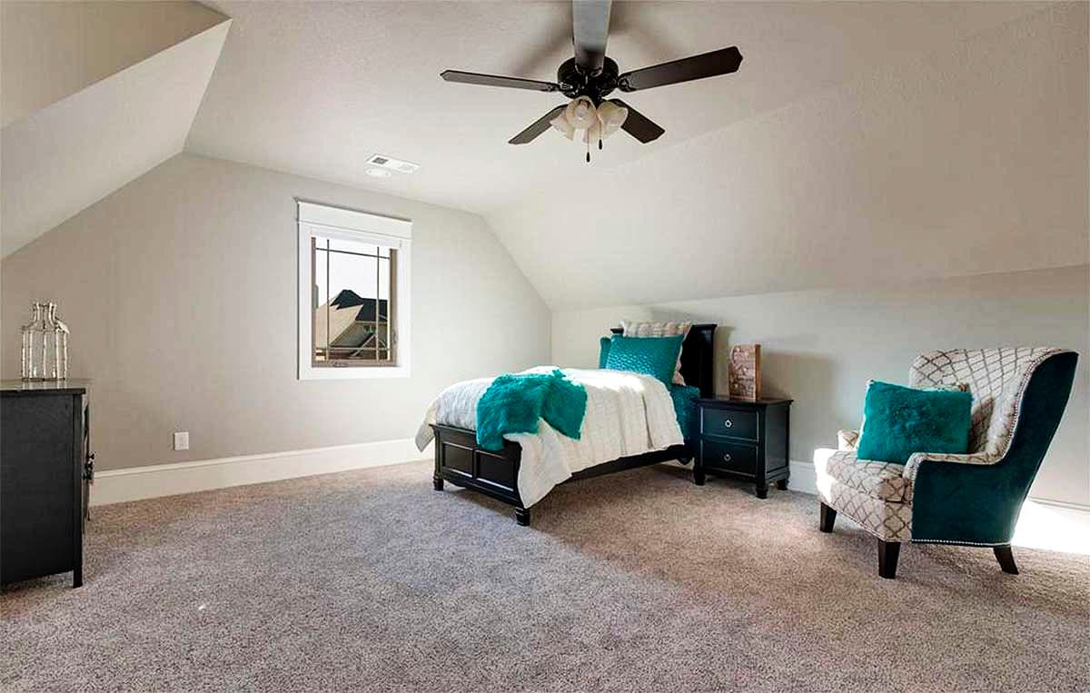 Plan 70545MK: 3 Bed House Plan with Brick Exterior and Bonus Over Garage - Image #25 - New American, Ranch, Rustic, Traditional