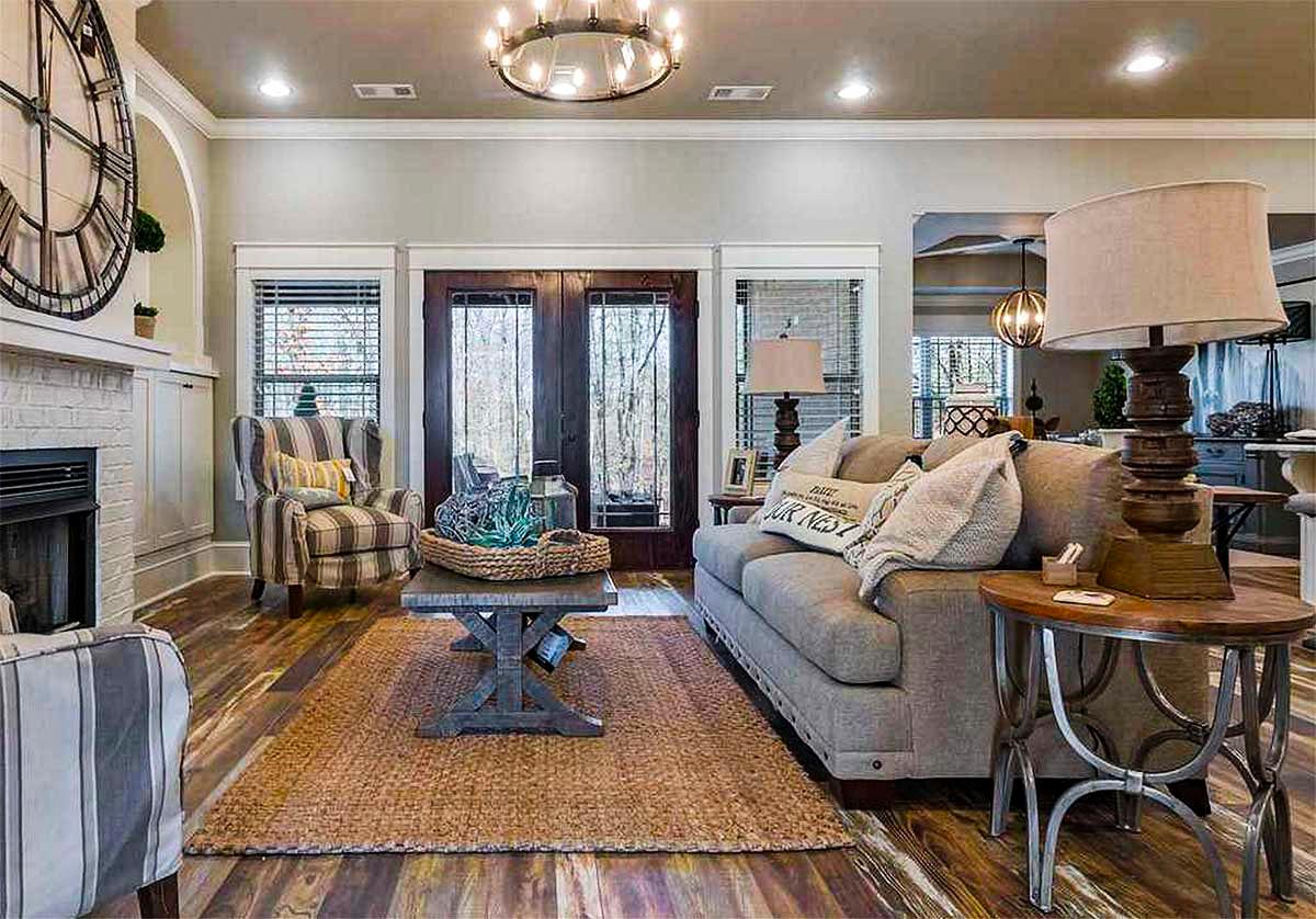 Plan 70545MK: 3 Bed House Plan with Brick Exterior and Bonus Over Garage - Image #4 - New American, Ranch, Rustic, Traditional