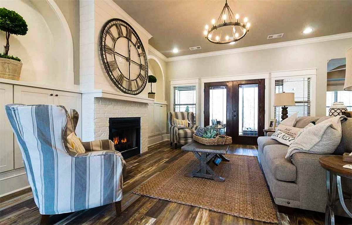 Plan 70545MK: 3 Bed House Plan with Brick Exterior and Bonus Over Garage - Image #5 - New American, Ranch, Rustic, Traditional