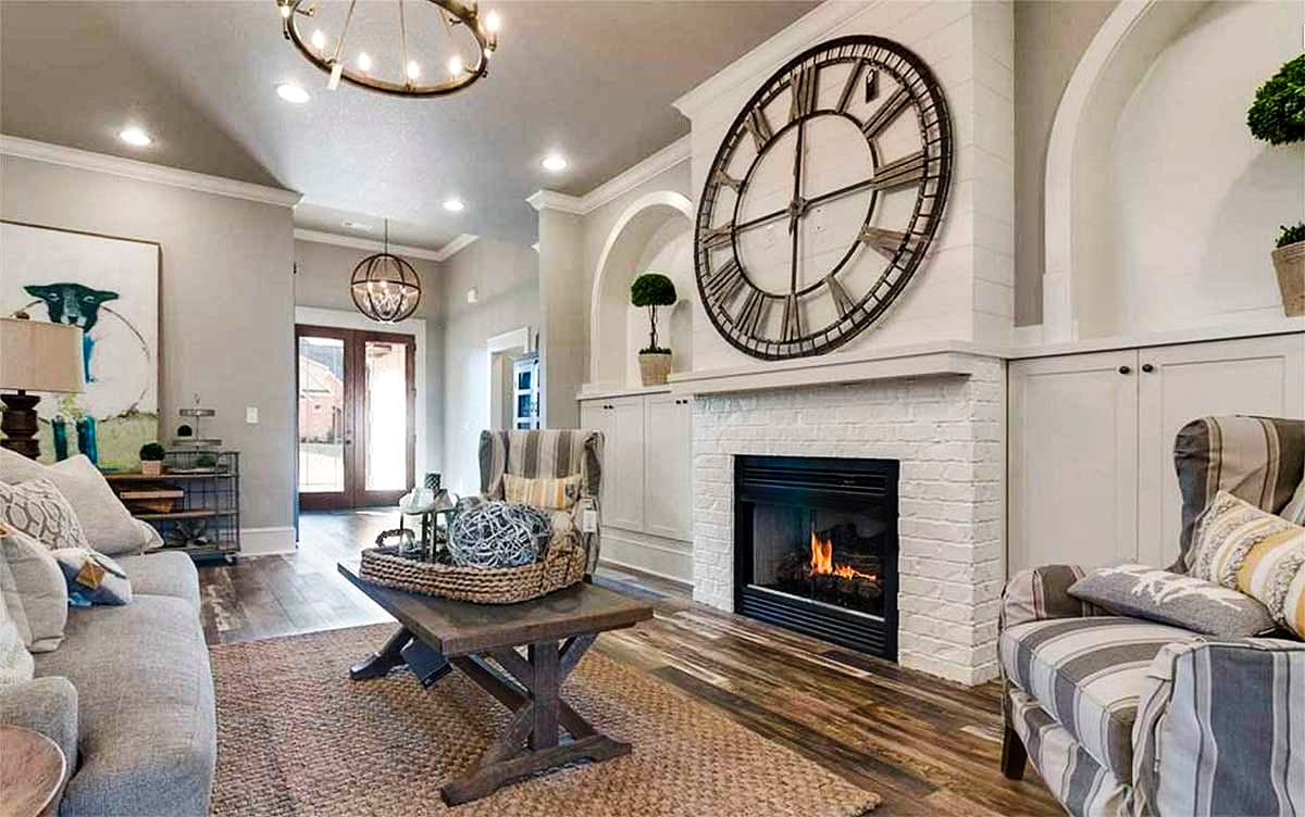 Plan 70545MK: 3 Bed House Plan with Brick Exterior and Bonus Over Garage - Image #6 - New American, Ranch, Rustic, Traditional