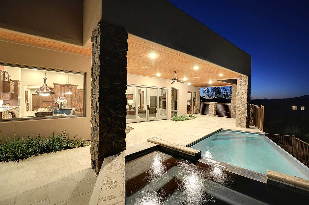 Plan 450003ESP: Exclusive Sleek Contemporary House Plan with 2 Master Suites - Image #5 - Contemporary, Mid Century Modern, Modern, Southwest