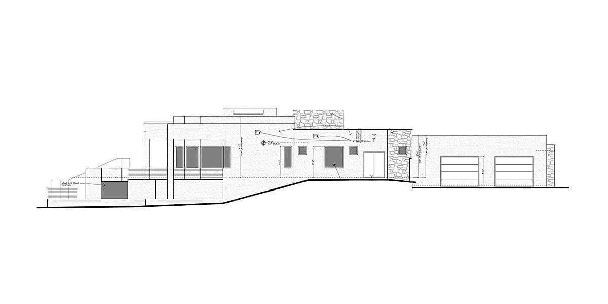 Plan 450003ESP: Exclusive Sleek Contemporary House Plan with 2 Master Suites - Image #16 - Contemporary, Mid Century Modern, Modern, Southwest