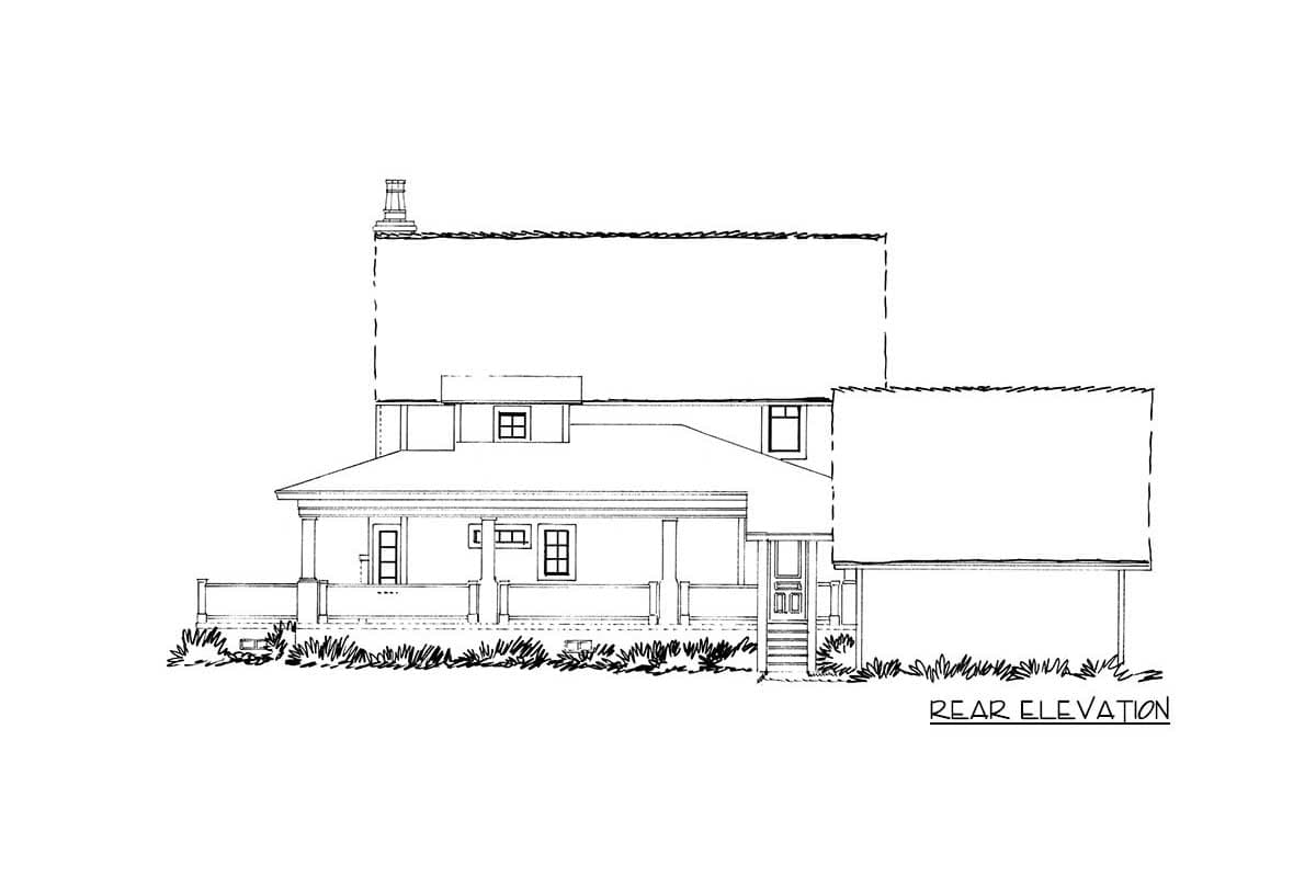 Plan 12954KN: Classic  Country Farmhouse House Plan  - Image #5 - Country, Farmhouse, Rustic