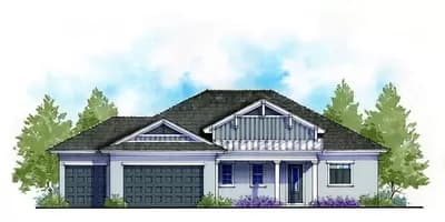 3-Bed  House Plan with Covered Front Porch