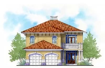 Contemporary 4-Bed Mediterranean-Style House Plan Under 2700 Square Feet