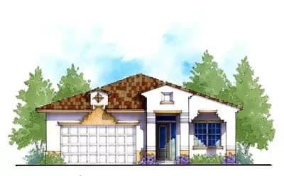 Mission Style 3 BedHouse Plan